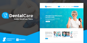 Discover the Dental Care WordPress theme for a stunning