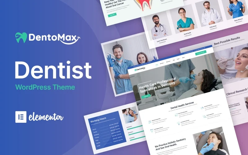 DentoMax is a fantastically useful and cleanly coded WordPress theme that is a good fit for websites related to dentistry or any other medical field. With plenty of fantastic features and design templates