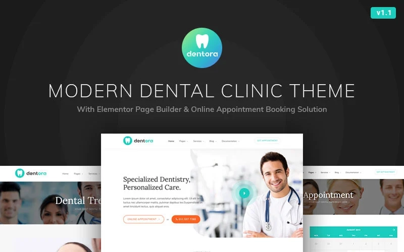 Dentora is a WordPress Dental Clinic Theme Built with Elementor Page Builder that gives the pixel perfect design in WordPress. Dentora is the perfect solution for Dental clinic and Dentist. The powerful admin panel of the theme gives you the opportunity to customize each and every page and post very…