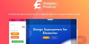 Improve your Elementor workflow Designer Powerup for Elementor is an add-on with advanced design capabilities to help you design better Elementor pages