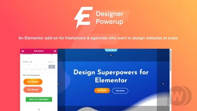 Improve your Elementor workflow Designer Powerup for Elementor is an add-on with advanced design capabilities to help you design better Elementor pages