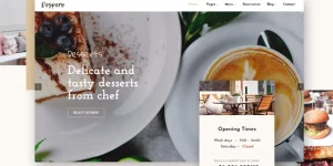 Despero a stylish and unique responsive WordPress Theme for a cozy and creative cafe