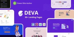 Deva is a fully responsive WordPress theme for Technologies  SAAS websites