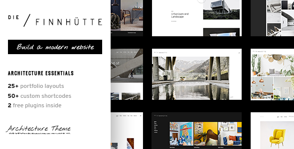 Die Finnhütte – Modern Architecture and Interior Design Theme Unlock the full potential of your architecture and interior design projects with the Die Finnhütte – Modern Architecture and Interior Design Theme. This sleek