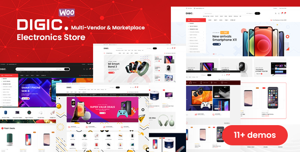 Enhance your online electronics store with the Digic WooCommerce Theme. Subscribe to Bevaultx for unlimited premium WordPress themes and plugins.