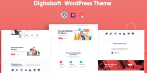 Discover Digitalsoft – a stunning SaaS and Software Elementor WordPress Theme designed for one-page websites. With its responsive design