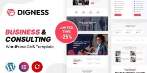 Ever considered starting your own corporate business or a business website? Digness WordPress business theme is perhaps something you want! If you choose this theme