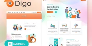 Digo is a very flexible Elementor WordPress theme built for Digital Marketing Agency