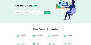 dJobs is a WordPress directory theme enabling you to create a job directory website where you can turn the employers to submit their job listings. Literally