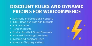 Use WooCommerce Dynamic Pricing and Discounts Rules Plugin to create bulk discounts