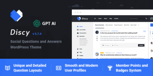 Create an engaging QA community with ease using the Discy WordPress theme. Discover premium features and access more themes at Bevaultx!