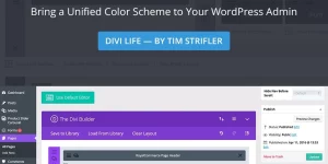 Divi Admin Color Scheme unifies the appearance of your WordPress admin panel by bringing a new color scheme that matches the colors of the Divi Page/Post Builder