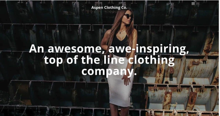 Aspen Clothing Co. is an attractive Divi child theme developed to help companies in the retail sellers market showcase their product offerings with style. Despite the name