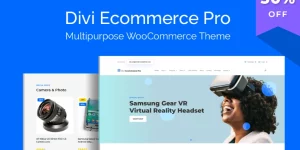 Divi Ecommerce Pro has professionally-styled product pages and pricing tables for selling memberships or monthly service plans.