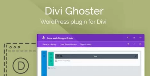 Divi Ghoster is way more than a CMS white labeller. Give the Divi Builder a complete branding overhaul on your member site or before handing it off to a client. Hide Elegant Theme sections such as the Theme Options