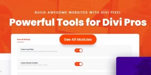 Divi Pixel is a powerful tool built for Divi. We’ve spent months crafting advanced settings and custom modules. It comes with hundreds of customization options