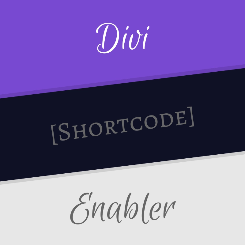 This WordPress plugin enables the use of shortcodes at various places within Divi. Enables shortcodes within various Divi Module fields Includes handy shortcodes for use in the module fields