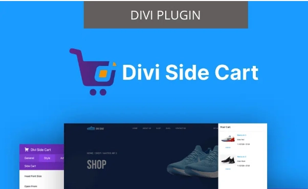 Divi Side Cart adds a gorgeous and user-friendly side cart to ANY Divi and WooCommerce store. Set up is a breeze! Install and activate and instantly see the results! Plus