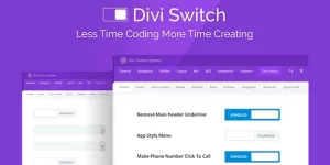 Making changes to your Divi site just got a LOT easier. Divi Switch is the best