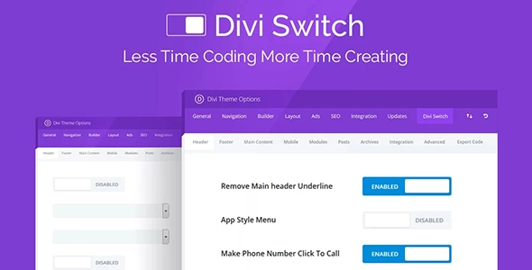 Making changes to your Divi site just got a LOT easier. Divi Switch is the best