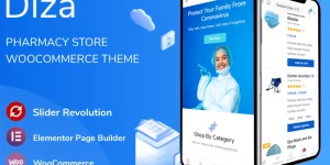 Boost your pharmacy or medical store online with Diza Theme. Easy to use