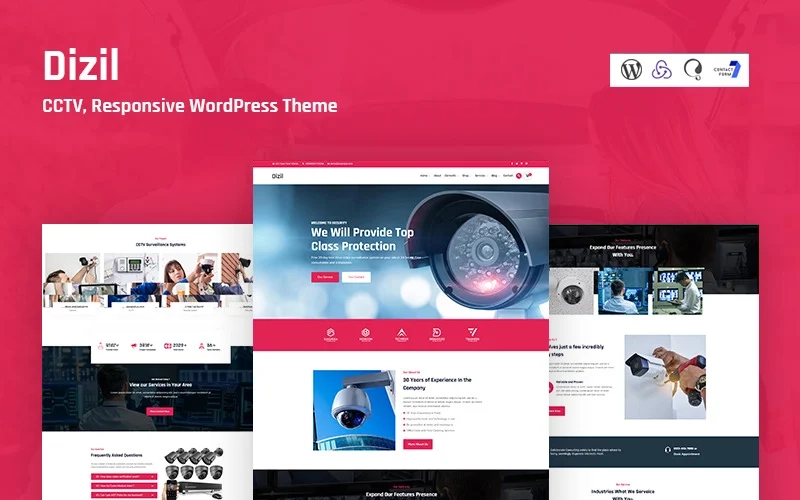 Dizil is a CCTV Responsive WordPress Theme. Dizil is an best theme for CCTV Firms