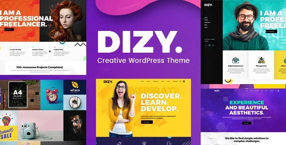 Dizy Creative Portfolio Theme is for creative designers