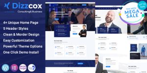 Looking to elevate your business consulting website? Look no further! Dizzcox – Business Consulting WordPress Theme from ThemeForest is here to transform your online presence. Tailored for enterprises