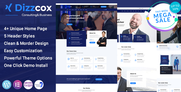 Looking to elevate your business consulting website? Look no further! Dizzcox – Business Consulting WordPress Theme from ThemeForest is here to transform your online presence. Tailored for enterprises