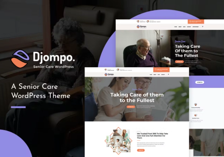 Djompo is A Senior Care WordPress Theme that suitable for Hospital