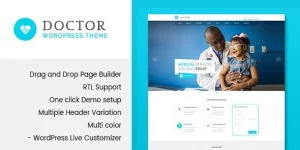 Create your medical website easily with our doctor health theme