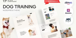 Dog Training WordPress Theme Easy to Customize and Manage The dog training WordPress Theme is created on modern code