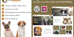 ATT Software provides DogMilo WordPress subject matter. It is a subject which you can use to expand intuitive pet websites. We provide one hundred% customization to assist you to add a new emblem