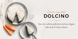 Give your cake shop a tempting look! Dolcino WordPress theme offers stunning layouts