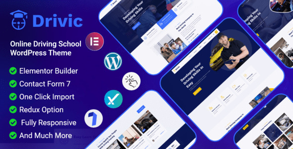 Looking for the best Online Driving School WordPress theme? Discover Drivic