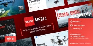 Elevate your aerial photography site with the Drone Media WordPress theme. Join Bevaultx for premium downloads