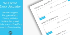 Boost WordPress forms with Drop Uploader for WPForms! Effortless drag-and-drop file uploads