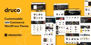 Druco is a WooCommerce WordPress theme designed for shopping online stores. Druco includes a lot of pre-designed layouts for home page