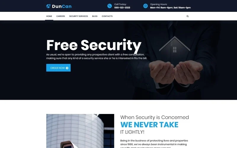 Searching for a reliable template to build an online presence with? Security Service WordPress Theme is a perfect solution for safeguard