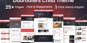 Duoroofers Roofing WordPress Divi Child Theme WordPress Theme