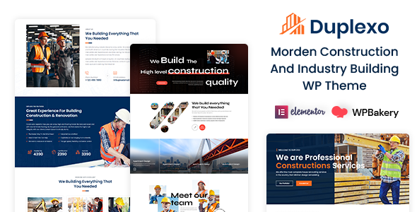 Duplexo Construction Renovation WordPress Theme: The Ultimate Bundle for Your Project The Duplexo Construction Renovation WordPress Theme is designed exclusively for construction and renovation businesses. Offering a sleek