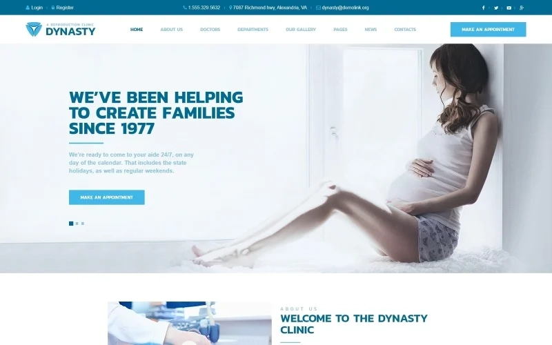 Need a powerful solution to build a professional website for your reproduction clinic? This fully responsive and well-documented theme is your match! Cherry Framework 5 in the core allows you to enrich your fertility clinic website with Services