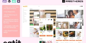 Discover EATIT – the ultimate Food Store WooCommerce Theme! Perfect for grocery