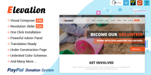 Create impactful charity websites with Elevation WP Theme. Access premium features  designs via Bevaultx to maximize donations  engage supporters.