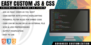 Revolutionize your WordPress site’s look with Easy Custom JS and CSS! Available on Bevaultx. Quick