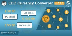 Easy Digital Downloads - Currency Converter: Simplify Transactions with Ease Welcome to the ultimate solution for seamless digital transactions – the Easy Digital Downloads - Currency Converter. If you’ve ever faced the hassle of handling transactions in multiple currencies or wanted to offer your customers a smoother purchase process