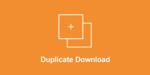 This plugin allows users to easily duplicate a download. When “Duplicate” button is clicked