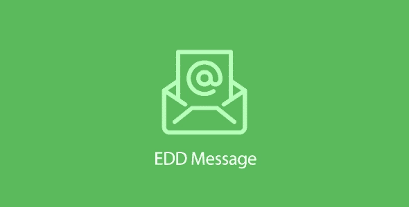 Being able to communicate directly with customers is important. With EDD Message