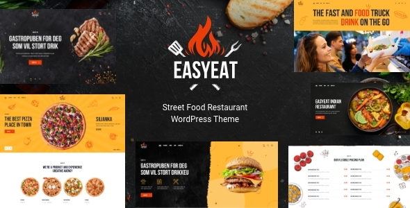 Create a stunning online presence with the EasyEat WordPress Theme. Customize with ease