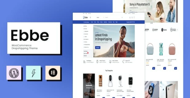 Ebbe is the best choice to develop an optimized drop shipping store. The Ebbe Theme for WooCommerce will come in handy for anyone who is going to sell products without having to worry about paying for inventory